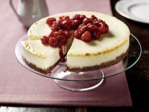 After Eight mint and vanilla cheesecake -