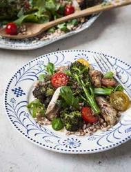 Chicken, broccoli and spelt salad by Davina Mc Call -