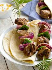 Spicy lamb kebabs with Clarks Maple Syrup -