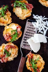 Make Merry With Goat's Cheese Filo Tartlets Recipe -