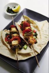 Anjum Anand's BBQ recipes- Paneer & Vegetable Skewers -