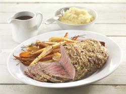 Roast Beef with Horseradish Mustard Crust -