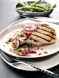 Mediterranean Seared Tuna Steaks: bottlegreen's August recipe -