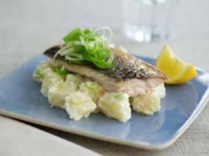 Michel Roux's Rooster Salad with Grilled Mackerel and Horseradish -