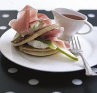Parma Ham Breakfast Pancakes -