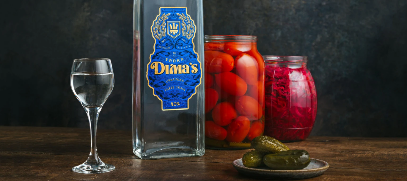 Budmo! Dima’s Vodka from the Ukraine is the best of the best.