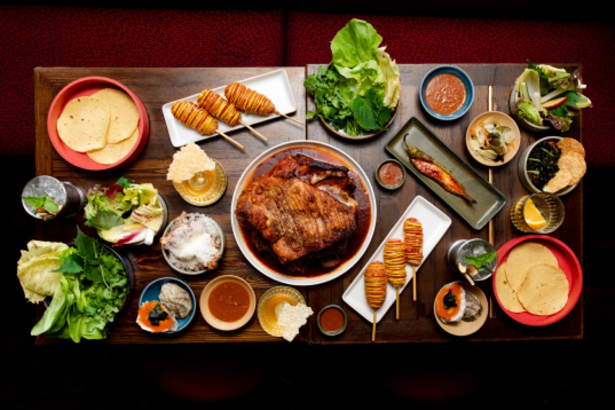 Christmas Party at Korean Dinner Party