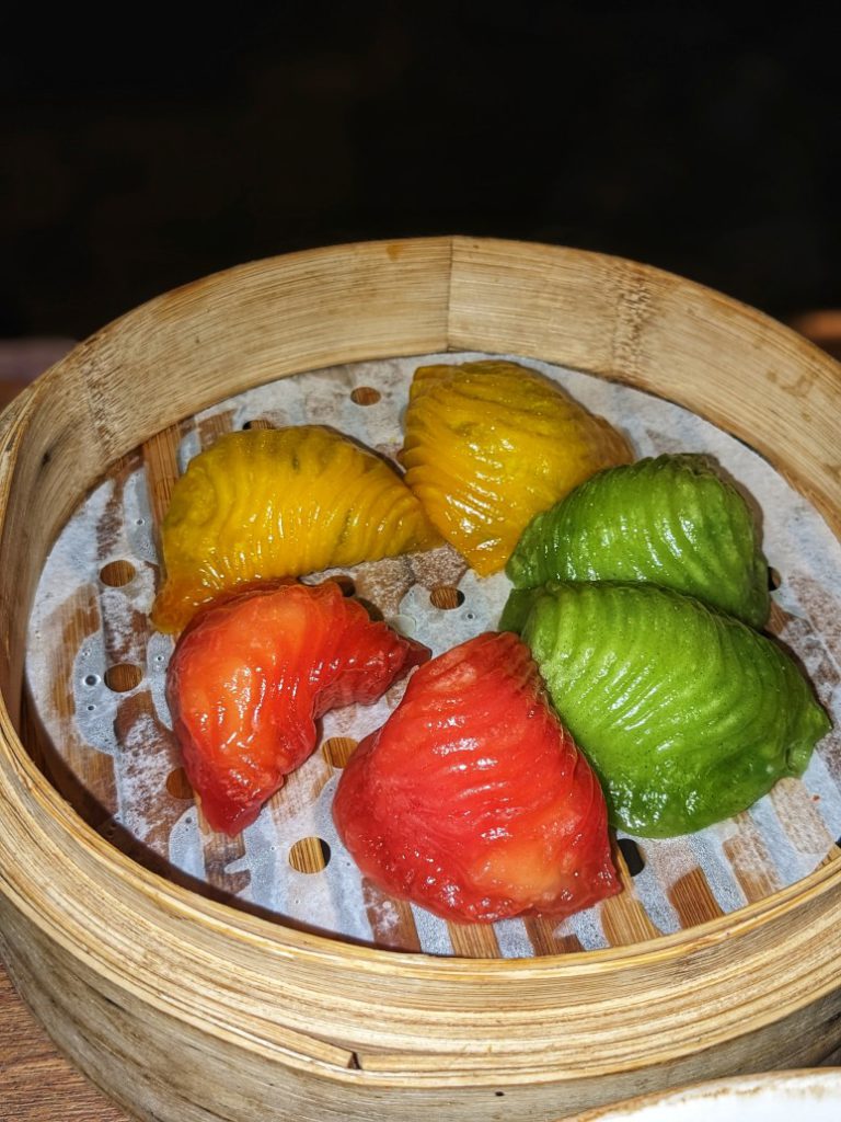 multicoloured dim cum baoziinn