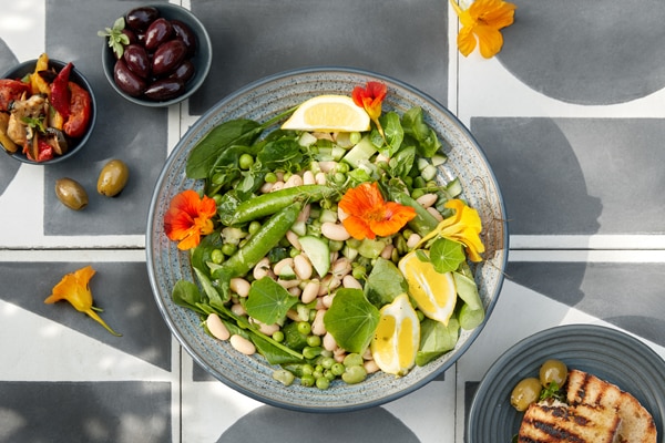 Summer Bean & Pea Salad